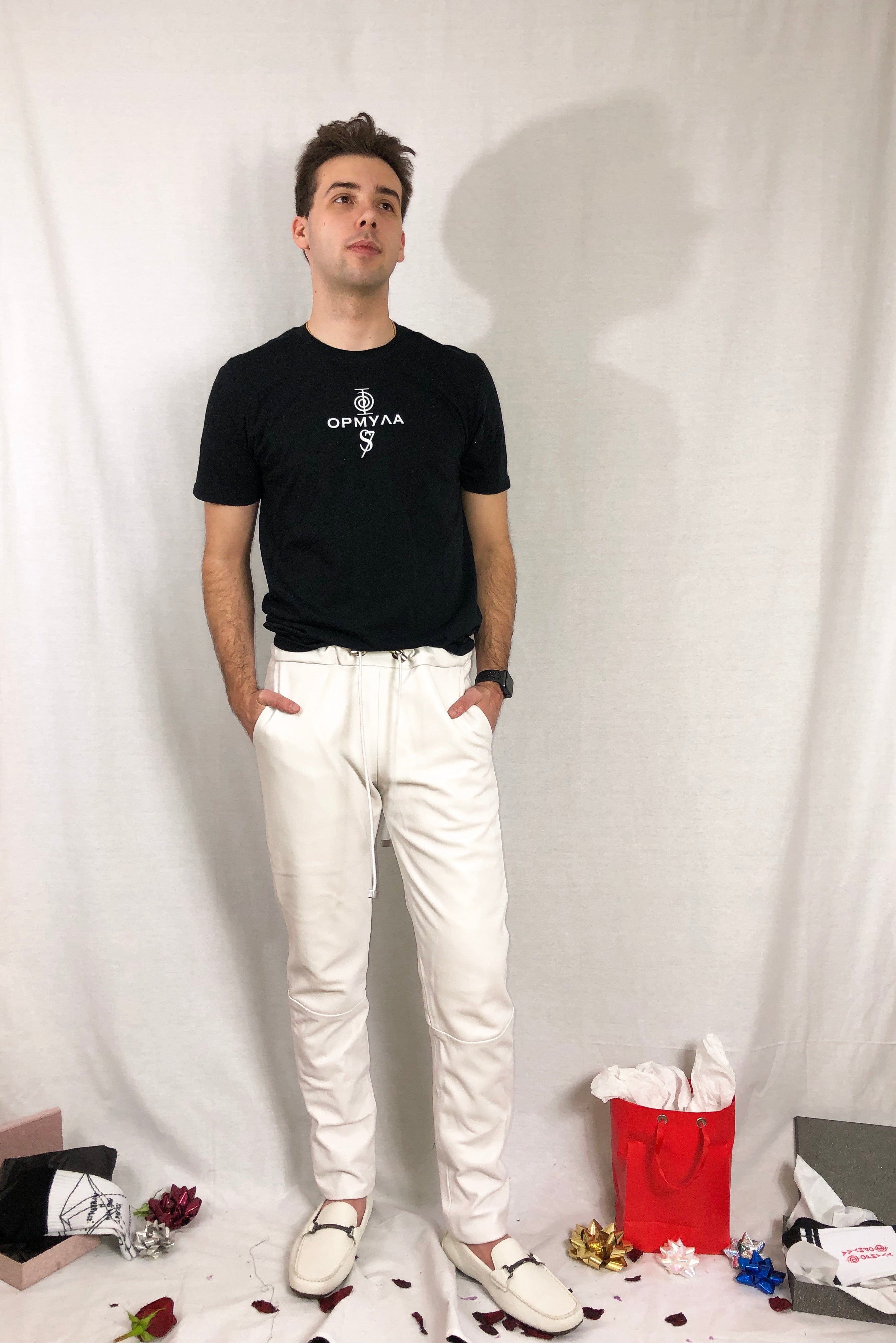 High Waist White Leather Pants | White Skinny Pu Leather Pants - White  Trousers High - Aliexpress